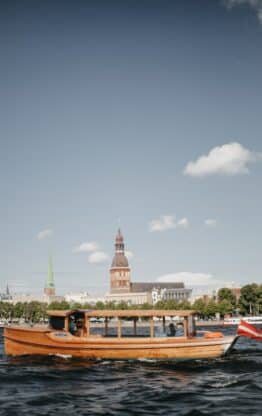 Riga city boat cruise