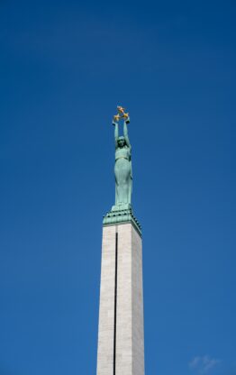 Riga city The Freedom Monument