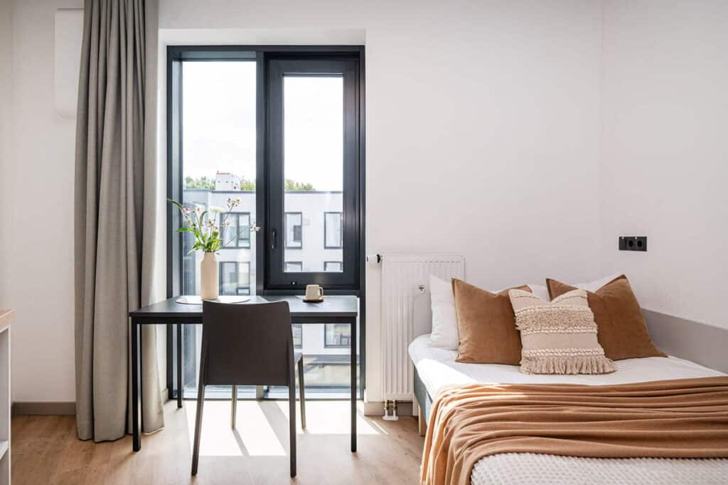 Private furnished studio at Shed Coliving Riga