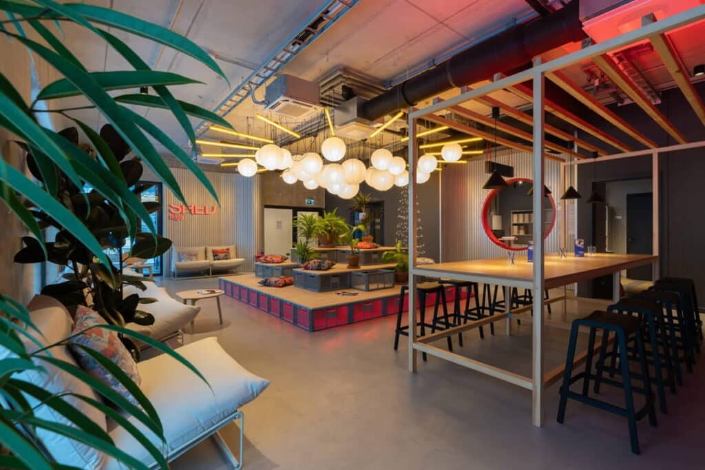 Interior of Shed Coliving Riga