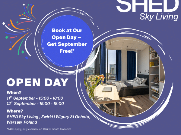 SHED Sky Living Open Day Web Banner